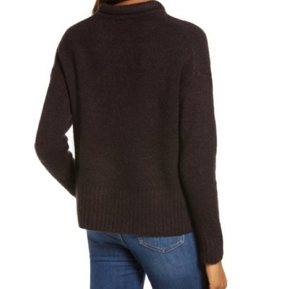 Madewell Luke Puff Neck Trim Pullover Sweater NEW - Picture 2 of 7